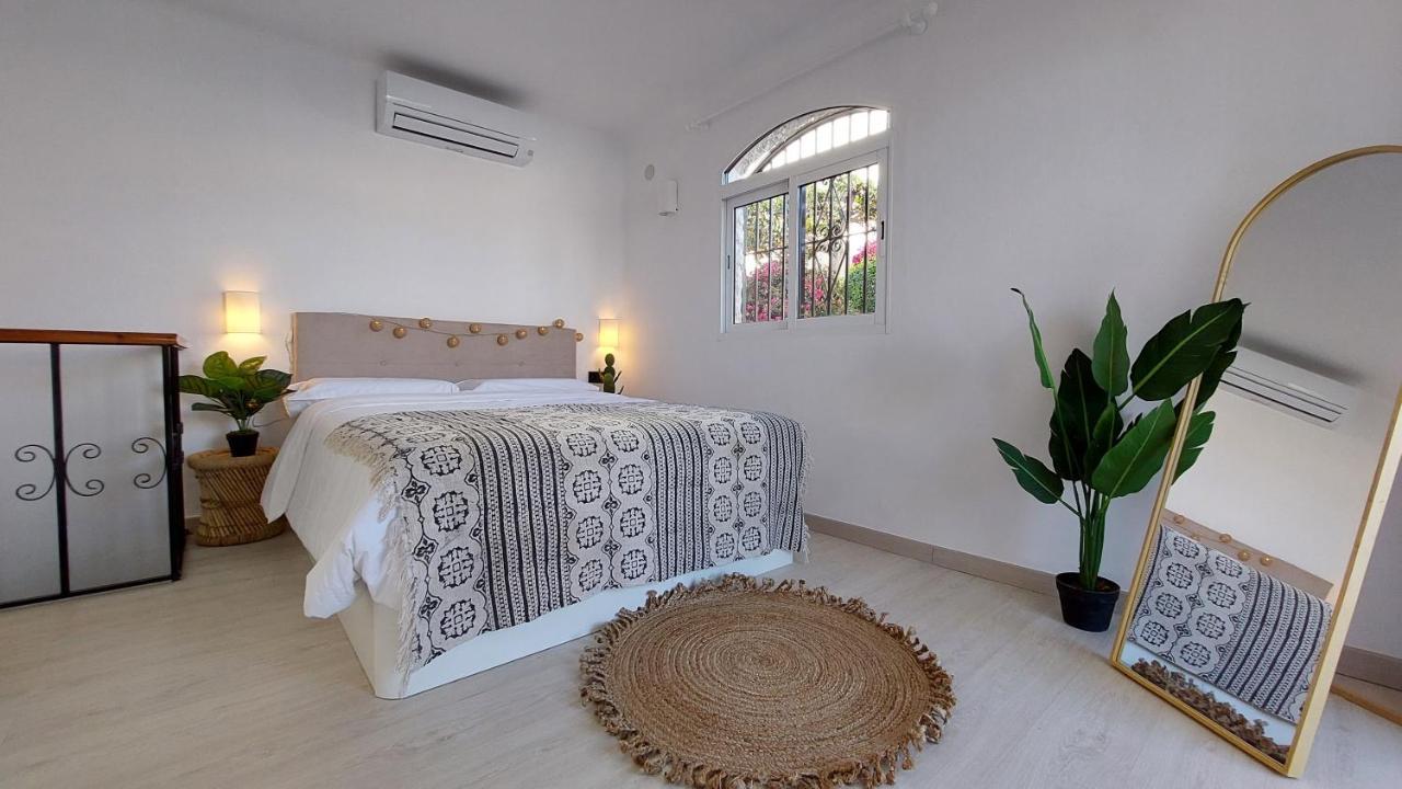 New Boho Home With Balcony, Private Garden And Communal Pool Nerja Bagian luar foto