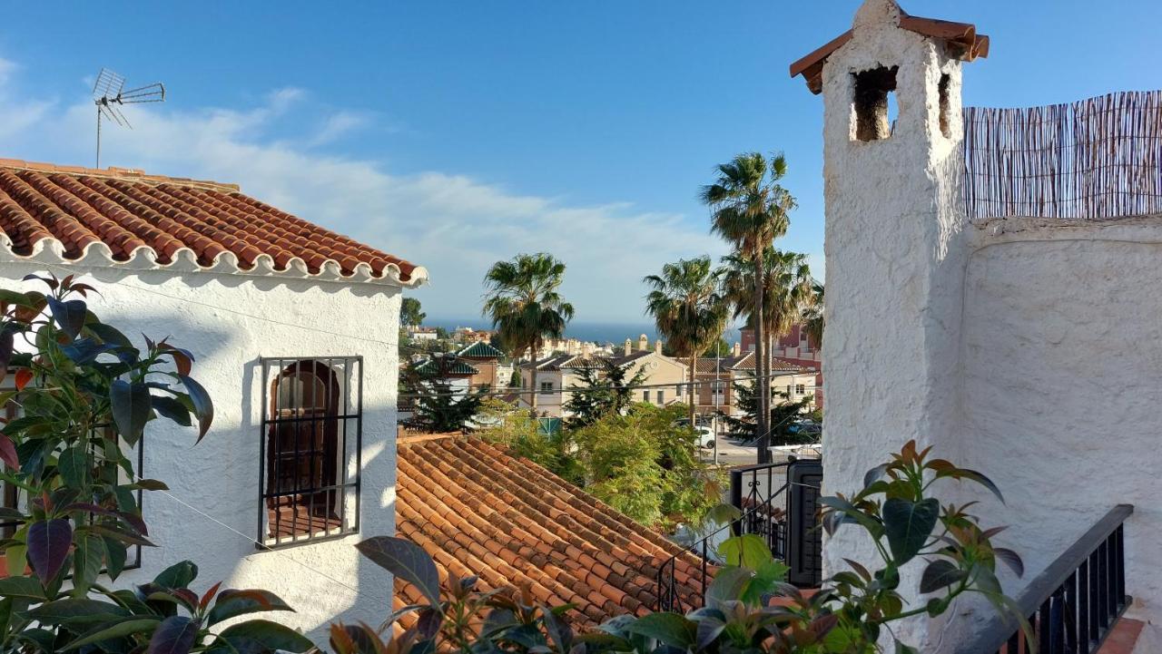 New Boho Home With Balcony, Private Garden And Communal Pool Nerja Bagian luar foto